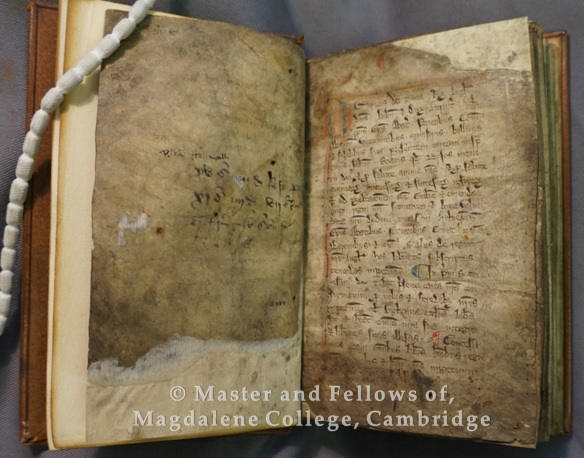 Old Library F.4.32.  Magna Carta opening and signature